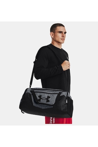 UA Undeniable 5.0 SM Silindir Çanta 1369222-012 Pitch Gray Medium Heather   Black   Black