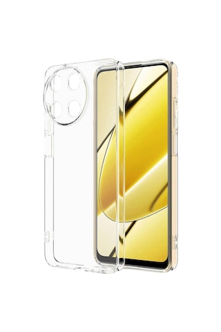 Tecno Spark 30 Pro Kılıf Kamera Korumalı Silikon Şeffaf Arka Kapak Şeffaf