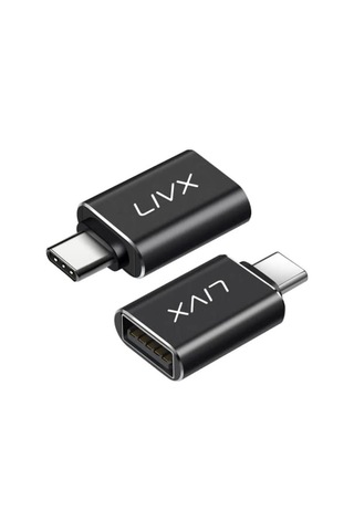 Usb 3.1 To Type-c 10gbps 3a Hızlı Şarj Ve Data Aktarımı Çevirici Dönüştürücü Otg Adaptör Siyah Otgcz Ikili