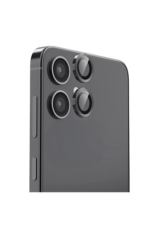 Samsung Galaxy  Uyumlu  A06 Raze Metal Kamera Lens - Siyah Çok Renkli