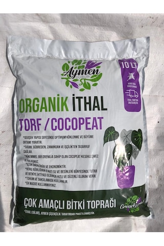 10 Litre Organik İthal Çok Amaçlı Bitki Toprağı - Çiçek, Sebze