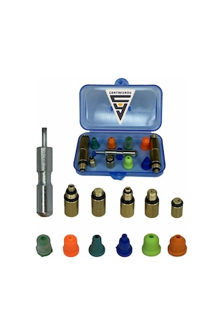 Dupont İbelo Carrier Dunhil Ronson Univeral Gaz Aparatı 12'li Set Sarı