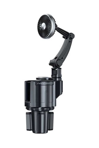 Pazly 12v/24v Araba Bardak Tutucu Fanlı - 3 Hızlı Ayarlanabilir Led Işıklı Genişleyici Taban Bardaklık