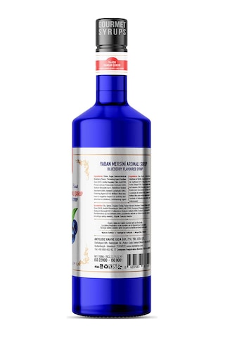 Nish Yaban Mersini Blueberry Aromalı Şurup 700 Ml - Pet Şişe