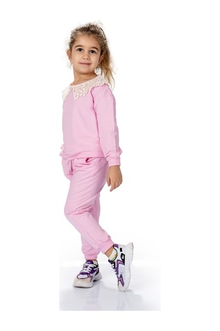 Dantel Yaka İkiiplik Kız Eşofman Takım Mnk0574 001