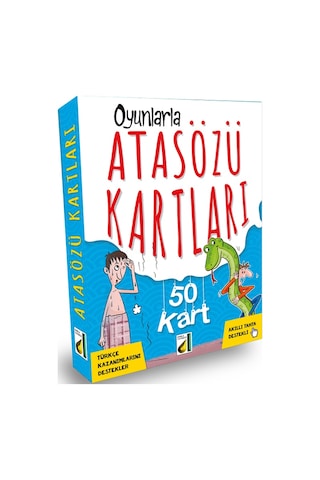 Oyunlarla Atasözü Kartları - 50 Kart- Damla Yayınevi