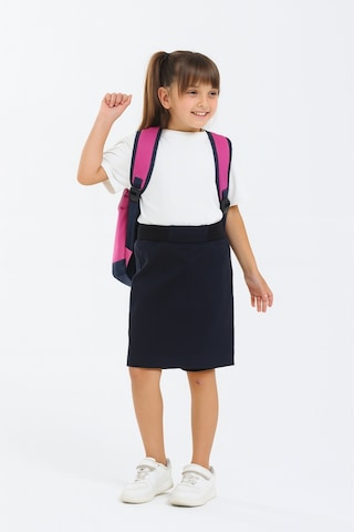 Kız Çocuk Beli İpli Okul Kaşkorse Şort Etek G2025-1 Lacivert