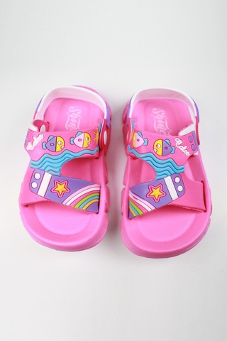 Günlük Unisex Çocuk Sandalet Esnek Kaymaz Taban Yazlık Ev Okul Kreş Ayakkabı Ps940-ps955 Fuşya