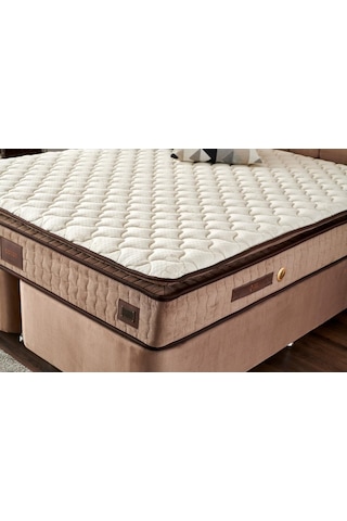 Nironyatak W.Cotton 80X180 Tek Kişilik Pedli Yatak Full Ortopedik Yaylı Yata