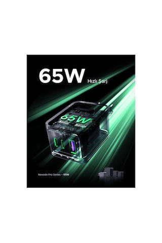 Ugreen Nexode Pro 65w Şarj Cihazı + 100w Kablo