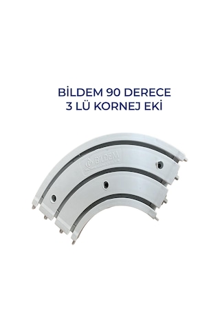 3 Lü 90 Derece Konrej Dönüş Ek Parçası Dayanıklı Ve Güvenli Bağlantı Aparatı