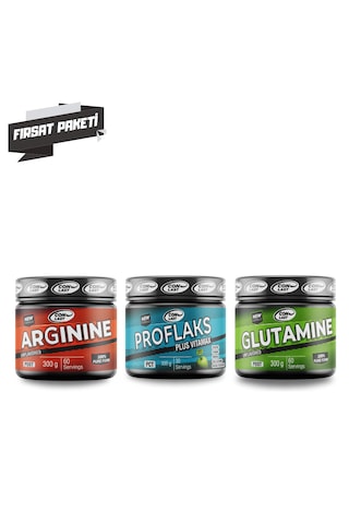 Arginine 300 Gr/proflaks Plus Vitamax 300 Gr/glutamine 300 Gr Yeşil Elma