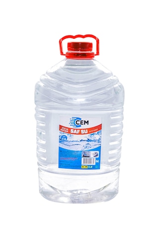 Cem Akü ve Ütü İçin Saf Su 5 L Cem Akü ve Ütü İçin Saf Su 5 L