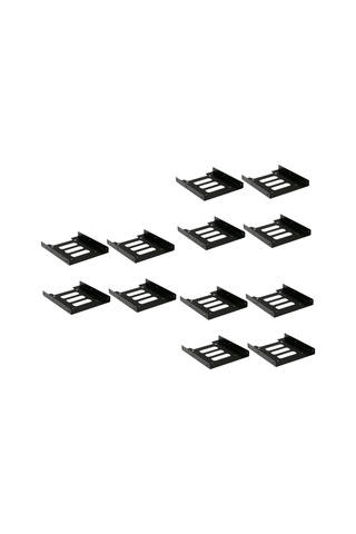3set Sabit Sürücü Tepsisi 2.5 İla 3,5 İnç Ssd Tepsi Montaj Braketi Masaüstü Bilgisayarlar İçin Siyah Isıya Dayanıklı 4pcs3