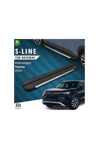 S-dizayn Volkswagen Tayron 2 S-line Krom Yan Basamak 193 Cm 2024 Üzeri A+ Kalite