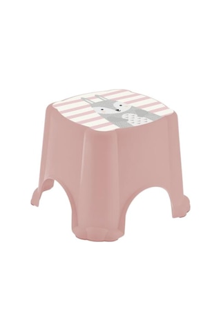 Flosoft Kaydırmaz Çocuk Taburesi, Figürlü Çocuk Banyo Lavabo Klozet Taburesi Çok Renkli