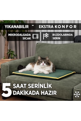 Tr 4 Mevsim Kedi Köpek Minderi 60 40 Yıkanabilir Pet Yatağı Kedi Köpek Serinletici Minder 60 40 4 Mevsim Yatak,