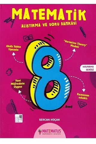MateMatus 8. Sınıf Matematik Alıştırma ve Soru Bankası MateMatus