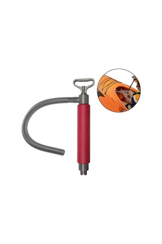 Ganzhoushop Suntek Su Sintine Pompası Manuel Kırmızı Kayık El Drenaj Vx