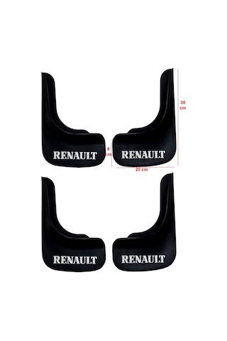 Renault 19 Europa Uyumlu 4 lü Ön-Arka Paçalık Tozluk Çamurluk REN1UX025YD