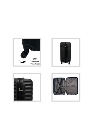 Anhelo Bowtie Abs Büyük Boy Valiz 001