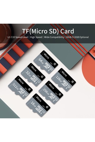 Yunboo Yüksek Hızlı 32gb Micro Sd Kart - Telefon, Kamera Ve Araç Kamerası İçin Dayanıklı Hafıza Kartı