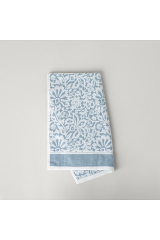 Linens Liora Pamuk 50x85 Cm Yüz Havlusu Mavi Mavi