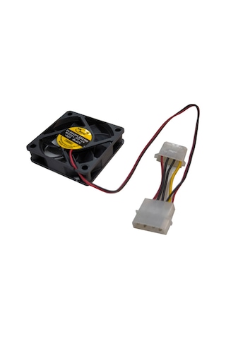 6cm 12v 4pin Ide Molex Kablolu Fan 6cmx6cmx1cm 12v 6cm Fan