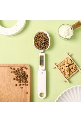 Fastbuy Wangxi Aıtalk 2 Adet Sarı Taşınabilir Dijital Mutfak Terazisi 500g 0.1g Ölçüm Çoklu Birim Dönüşüm Asılabilir Tasarım Sarı