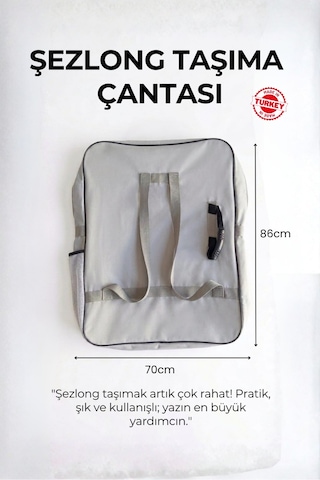 Ecm Proger Kırmızı Şezlong Minderli Taşıma Çantalı Premium Katlanabilir Lüks Şezlong Kırmızı | Havuz, Bahçe, Teras Sandalyesi