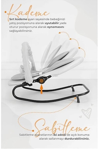 Özbaypuanti Anakucağı, Kademeli, Sallanır, Sabitlenebilir, Oyunca