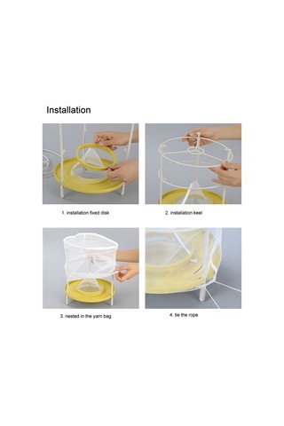 Neevoyu Tekrardan Kullanılabilir Yüksek Verimli Meyve Sinek Tutucu - Beyaz - 3 Adet - 25x30cm - Çiftçi Pazarı, Restoranlar İçin