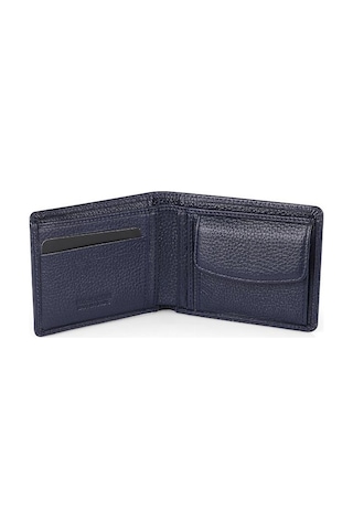 Daniel Klein Dkl1320-2 Gerçek Deriden Üretilme Lacivert Erkek Cüzdan&kartlık Lacivert