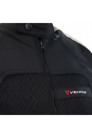 Motosiklet Mont 4 Mevsim Dynamic Açık Gri-kırmızı Motorcu Montu