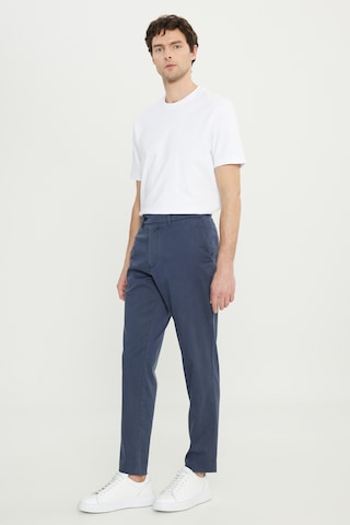 AC&Co / Altınyıldız Classics Erkek Indıgo-grı Pamuklu Slim Fit Dar Kesim Yan Cep Esnek Casual Pantolon Indıgo-grı İndigo