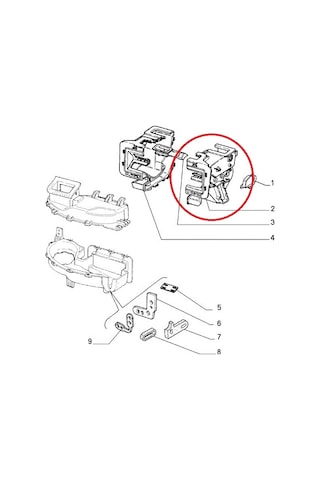 Fiat Tempra Tipo Kalorifer Kutusu Kabini Sol 7582692