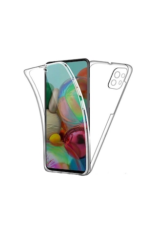 Xiaomi Mi 11 Lite Kılıf Enjoy 360 Derece Tam Kaplayan Silikon Renksiz