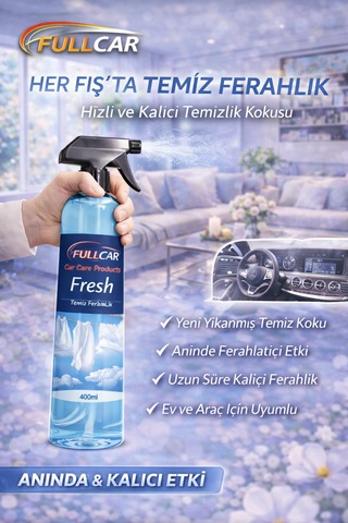 Fullcar Fresh Temiz Ferahlık 400 Ml