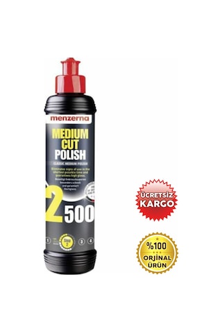 Menzerna Medium Cut Polish 2500 – Orta Der.çizik Gid.cila 250 Ml
