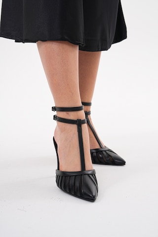 Wolk Shoes Kadın Topuklu Stiletto Ayakkabı Siyah