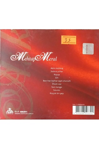 Plak Değildir Cd Dir Cd Mehtap Meral Aşk Cd