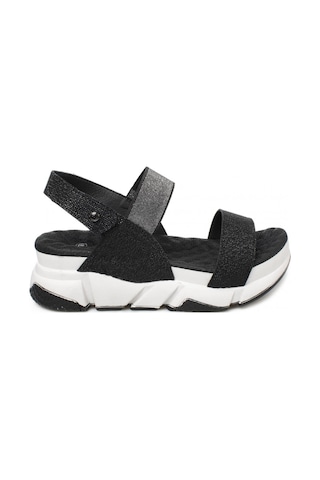 Muya 31187 Z Kei D Platform Si Yah Kadın Sandalet Siyah
