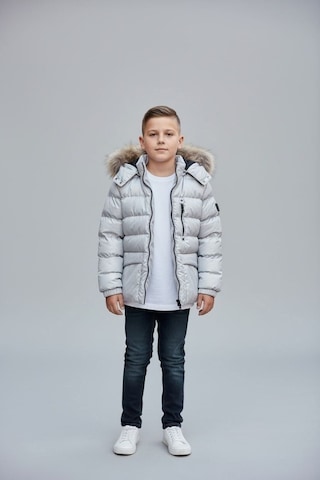 Benitto Kids Erkek Çocuk Şişme Mont 51334 Gri