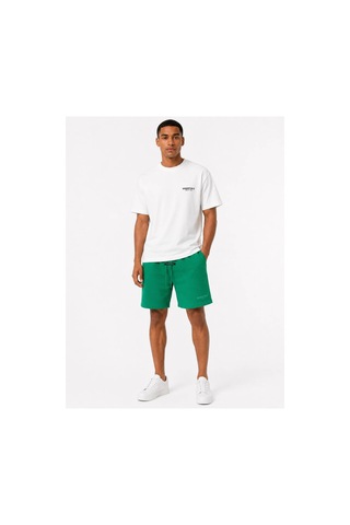 Hzr Wear Erkek Regular Fit Rahat Kesim %100 Pamuk Hafif Kalın Beli Bağcıklı Şort Yeşil