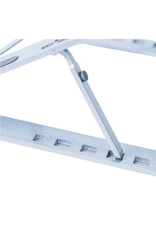 4bh31g Gri Laptop Standı Metal, Katlanabilir & Ergonomik Tasarı
