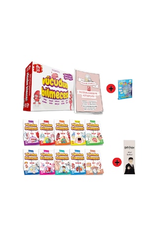 3. Sınıf Hikaye Kitabı Seti Model Yayınları Vücudun Bilmecesi + 3. Sınıf Test Kitabı + Kişiye Özel İsimli Harry Potter Kitap Ayracı