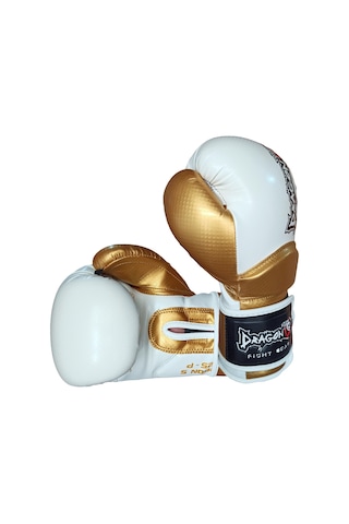 Aksaspor Dragon Carbon 5 Muay Thai Boks Ve Kick-Boks Eldiveni Beyaz