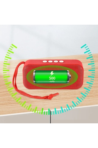 Powermaster T&g Tg516 Radyolu Taşınabilir Kablosuz Bluetooth Hoparlör Usb Sd Fm Destekli Şarjlı Ses Bombası Speaker