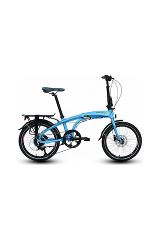 Carraro Flexı 108 8 Vites Full Shimano Hidrolik Disk Fren Katlanır Bisiklet - Koyu Gri Bukelamun Antrasit