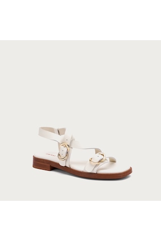 Off White Sandalet Kadın 87m6 Frau London-s Beyaz